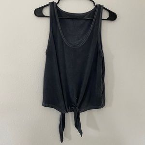 Grey Soft Tied Tank